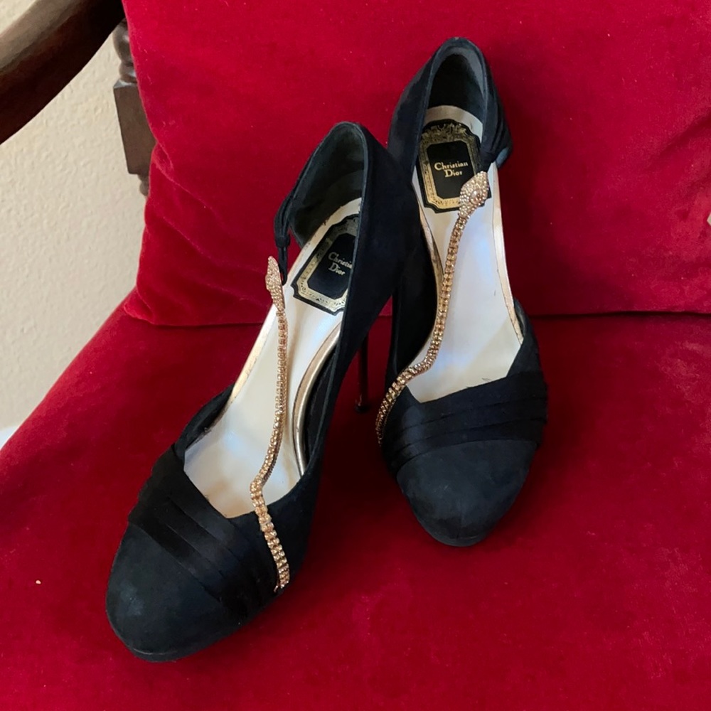 Beautiful almost new  Dior crystal heels